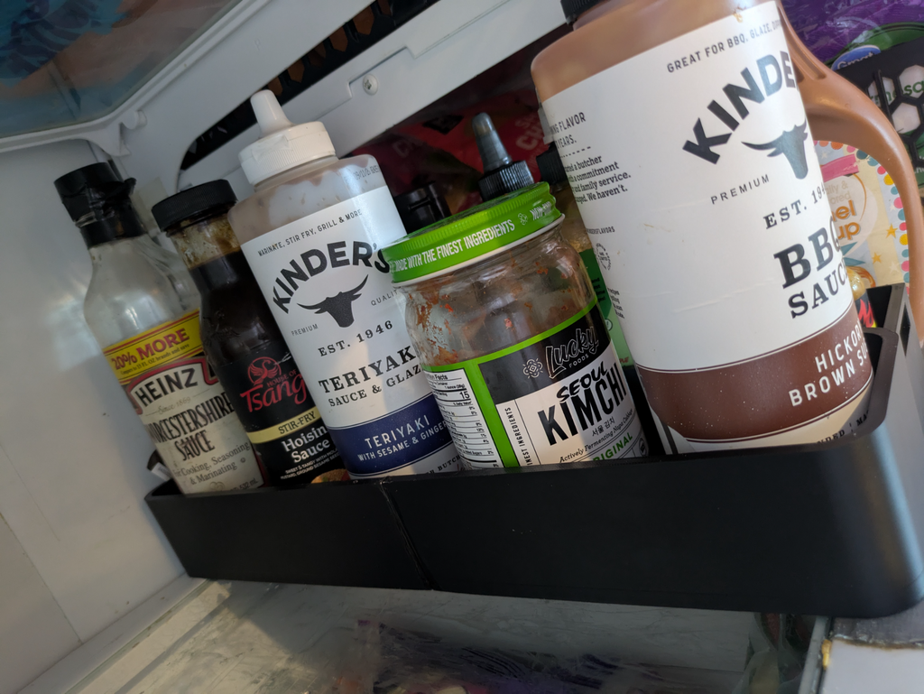FULL DEPTH refrigerator storage box