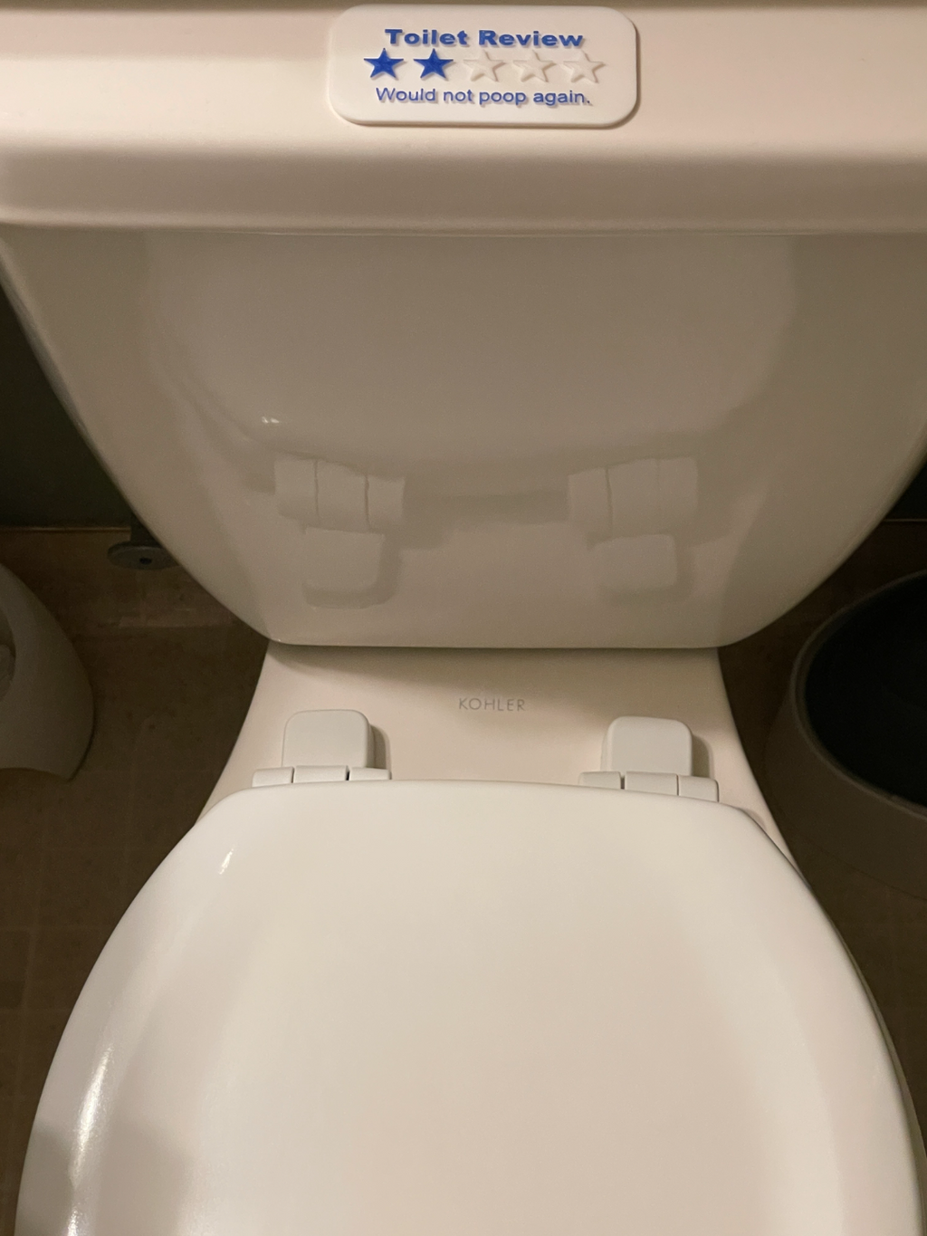 Funny Toilet Sign Multicolor