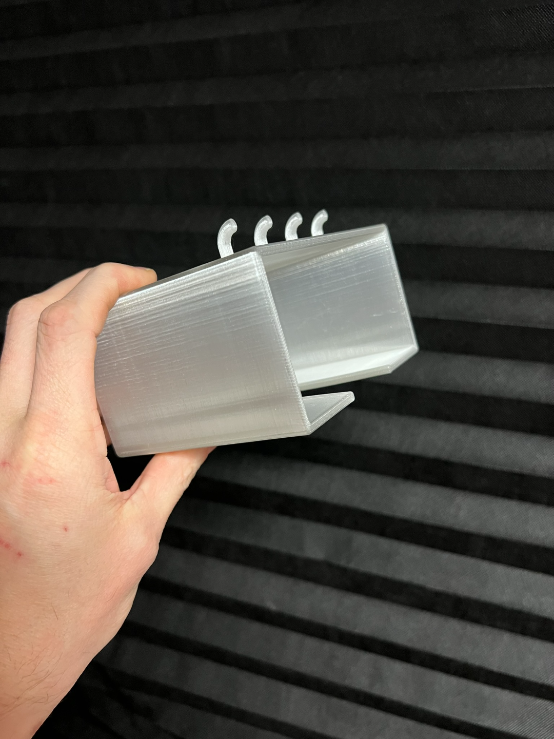 Pegboard Bin Tall 1 in. spacing (100mm)