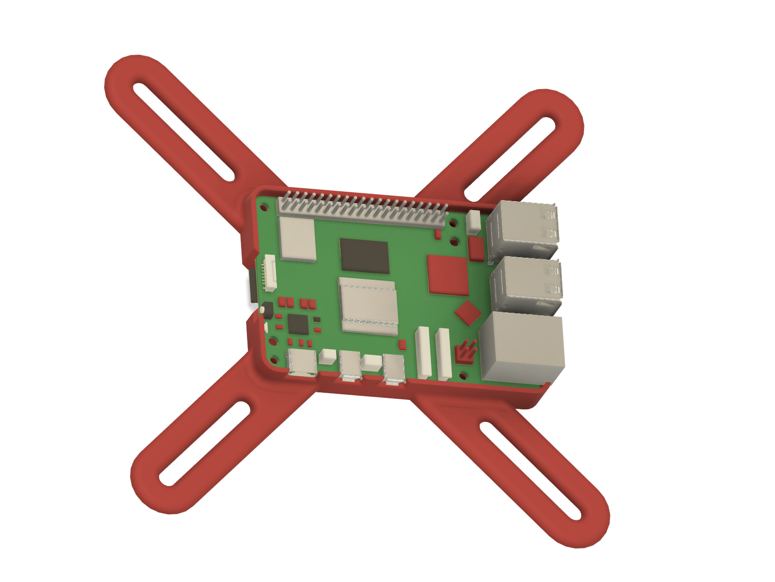 Raspberry Pi 5 VESA 75mm to 100mm
