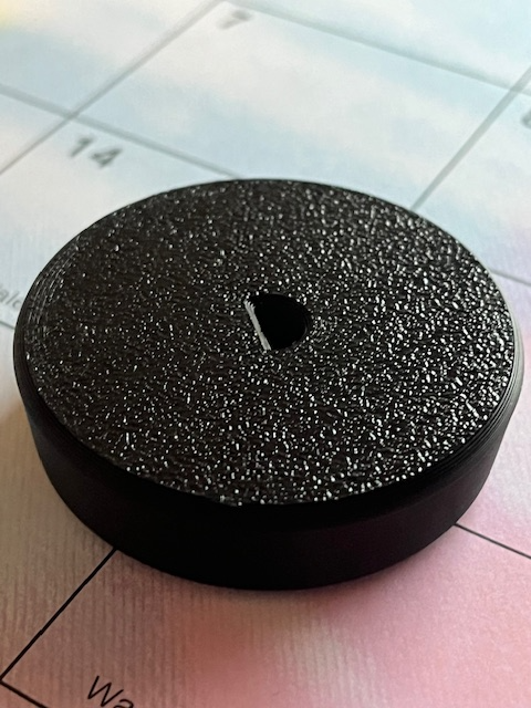 Electric baseboard heater control knob