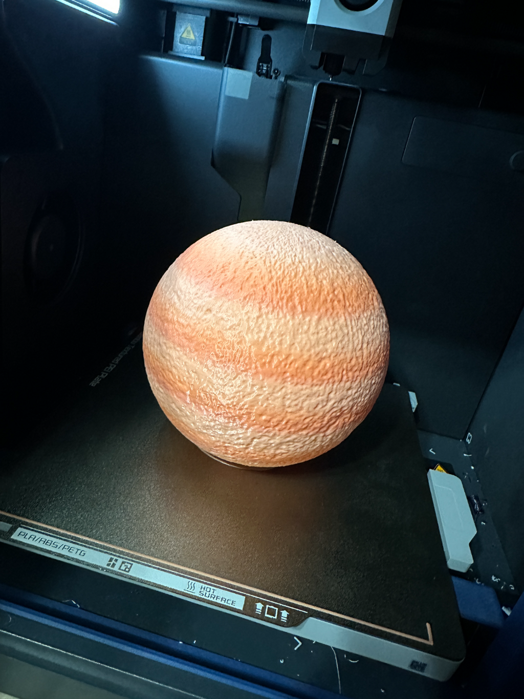 6in/152mm Sun Lithophane for Bambu Lamp Kit 001