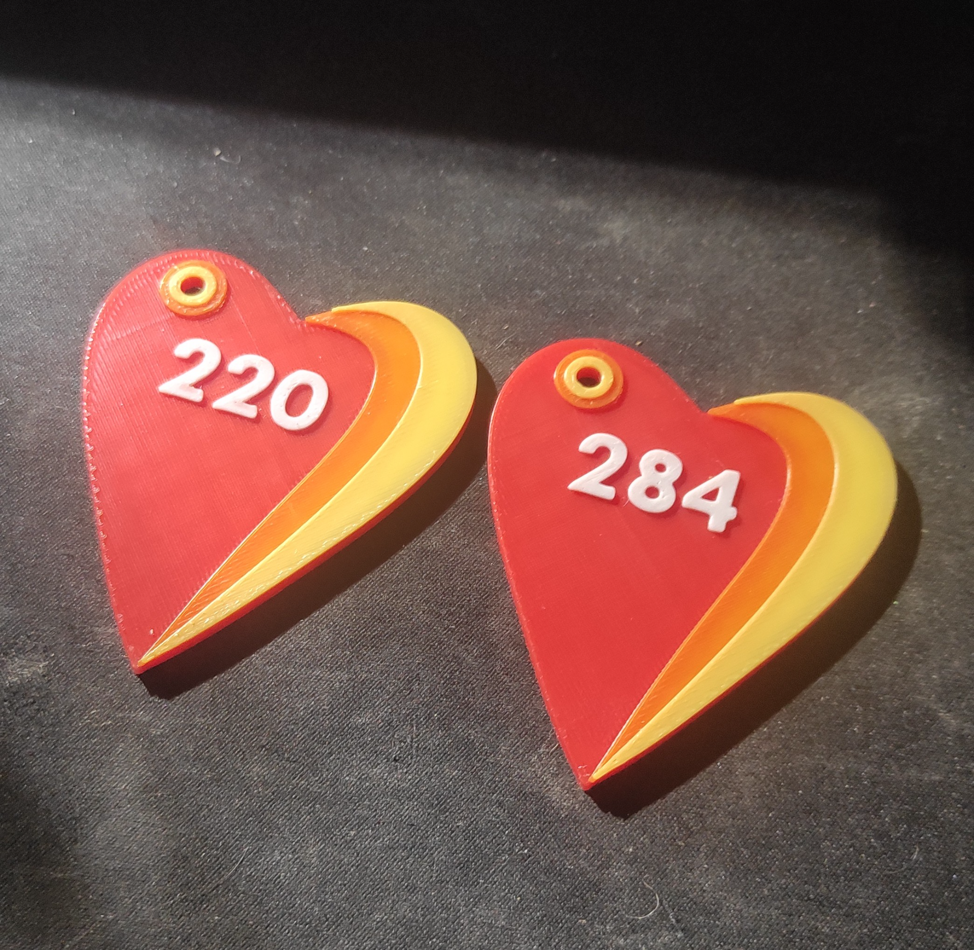 Amicable Numbers Heart Pair