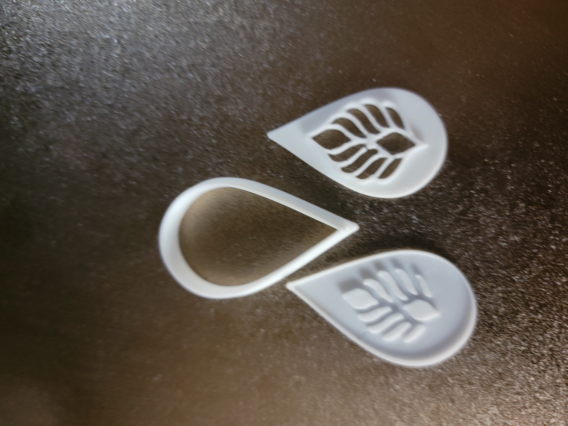 Teardrop Earring clay cutter set