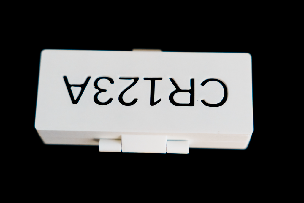 CR123A Battery Storage Box - Print-in-Place