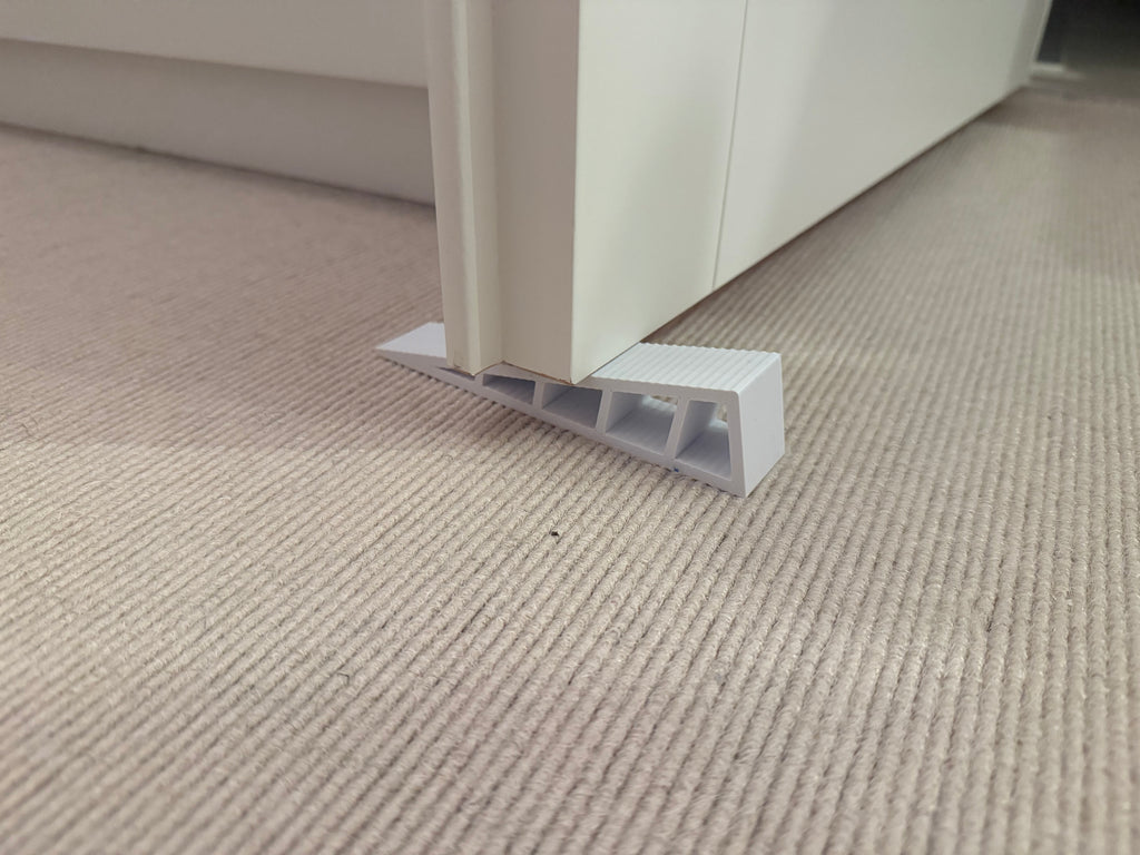 Minimalist Ribbed Door Wedge / Door Stopper