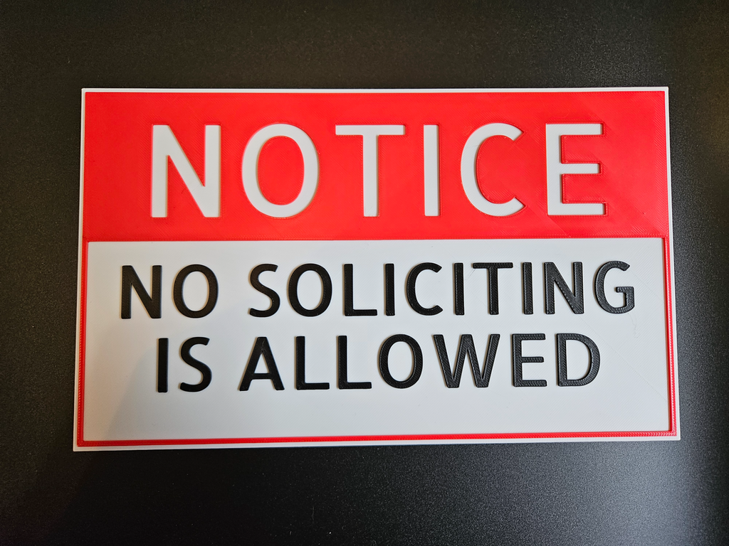 Signs - only 2mm thick