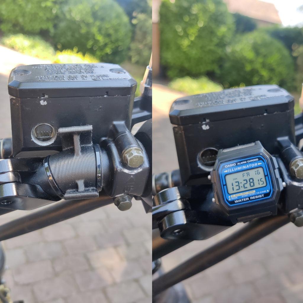 Motorcycle Casio F-105W Mount