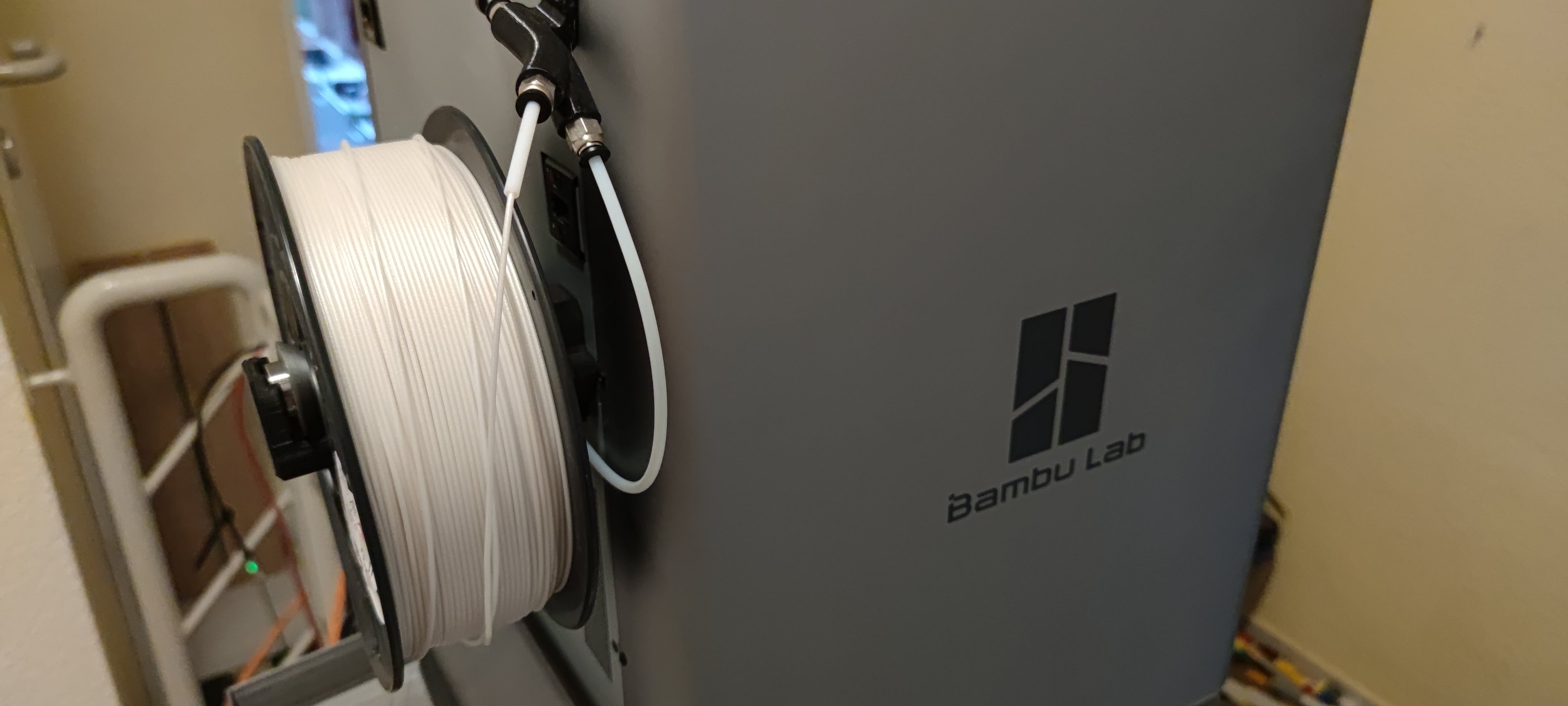 New Filament Spoolholder with enough space - ball bearing [Bambu Lab X1/ X1C]