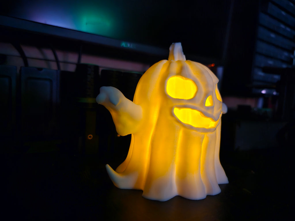 Pumpkin Ghost Lantern