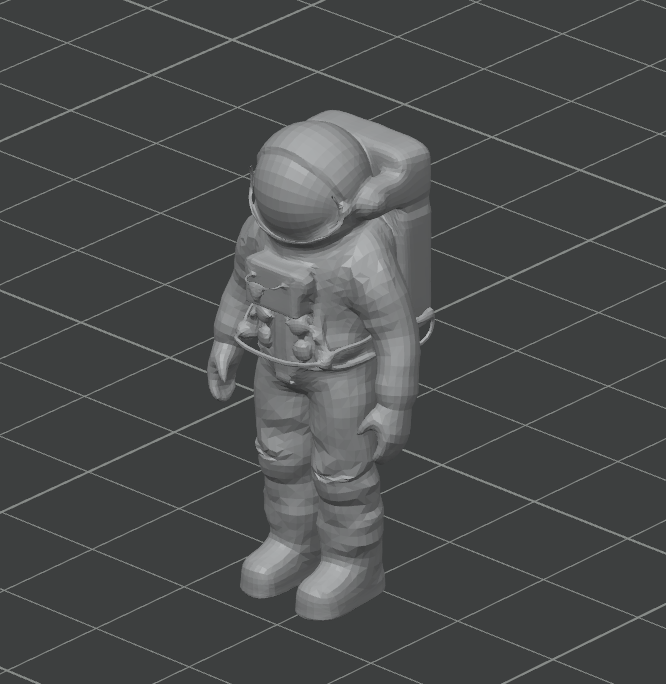 Last filament astronaut