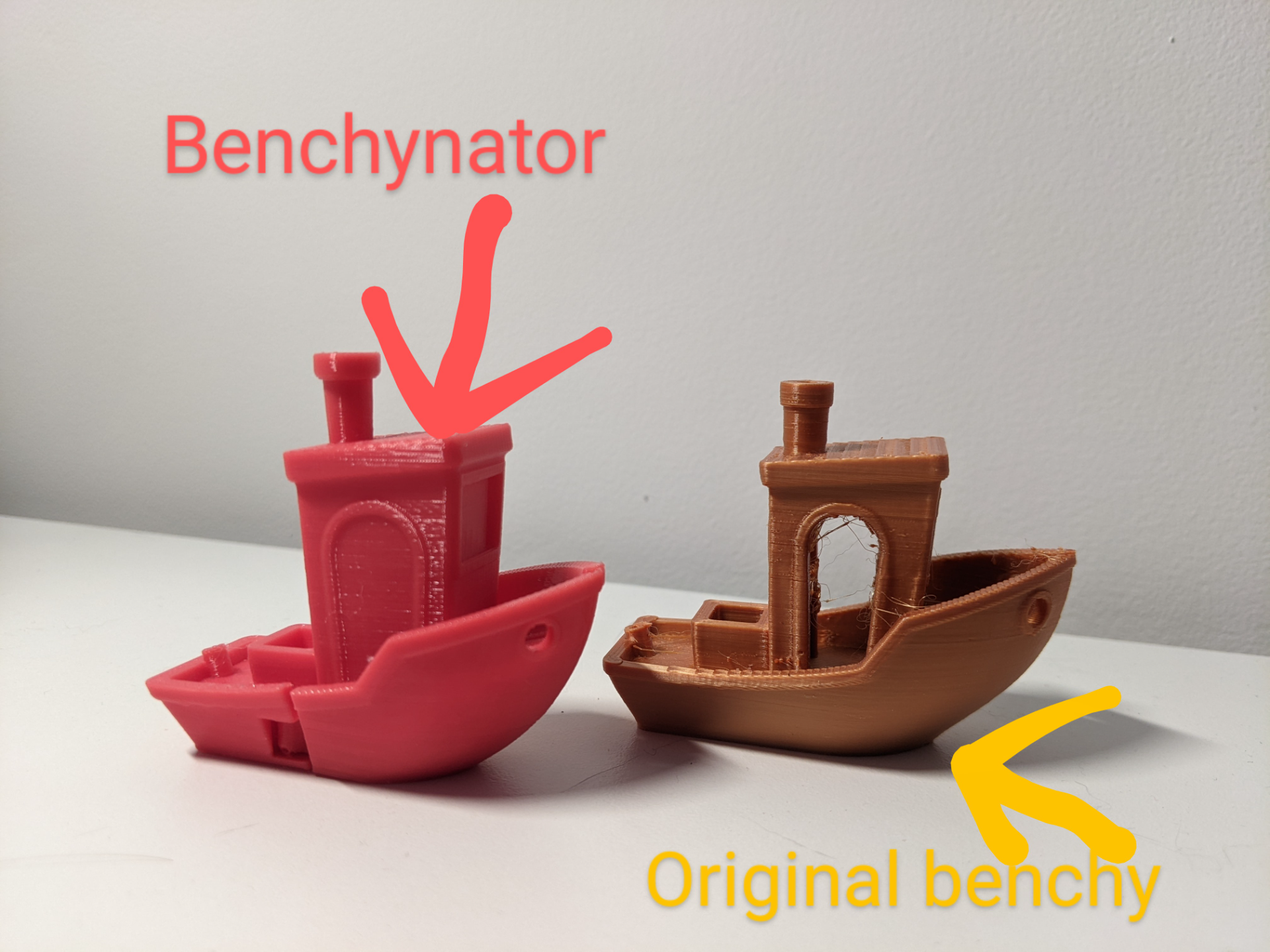 Benchynator - print-in-place, transformer robot.