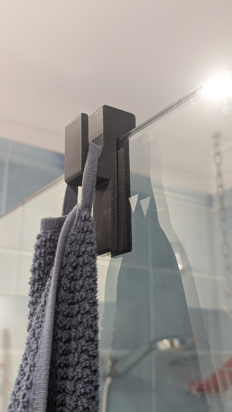 Multi-Purpose Hook for 11 mm Shower Screens
