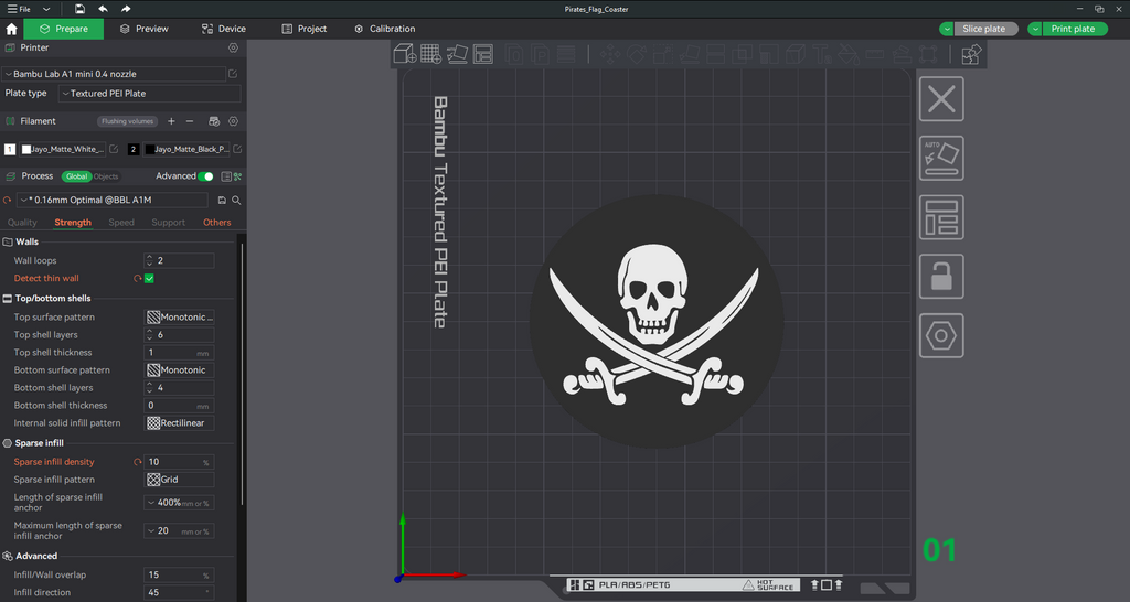 Pirates Flag coaster - Pirates Series