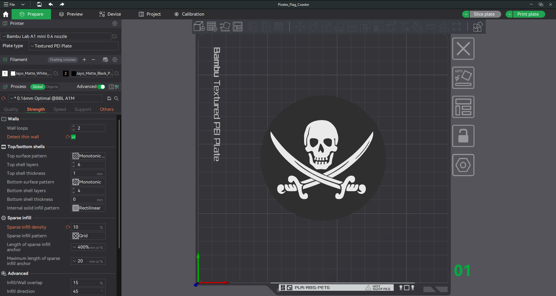 Pirates Flag coaster - Pirates Series