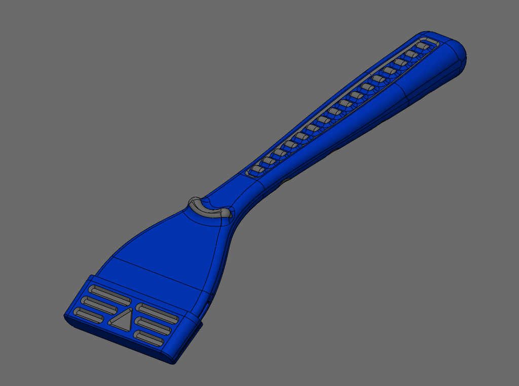 Single Edge Razor Blade Scraper Handle with Cap/Cover