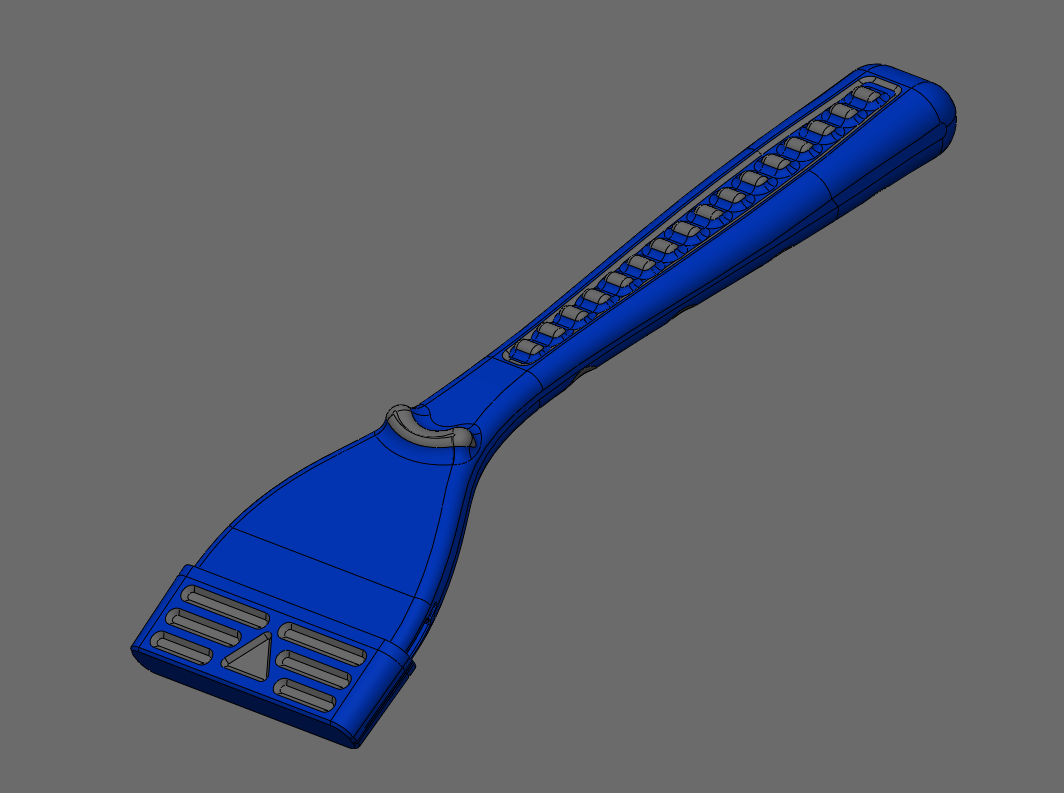 Single Edge Razor Blade Scraper Handle with Cap/Cover