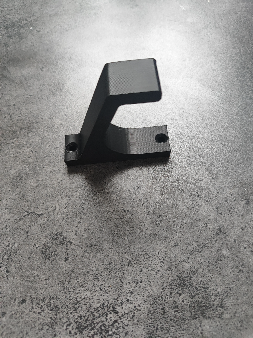 Bike helmet wall hook