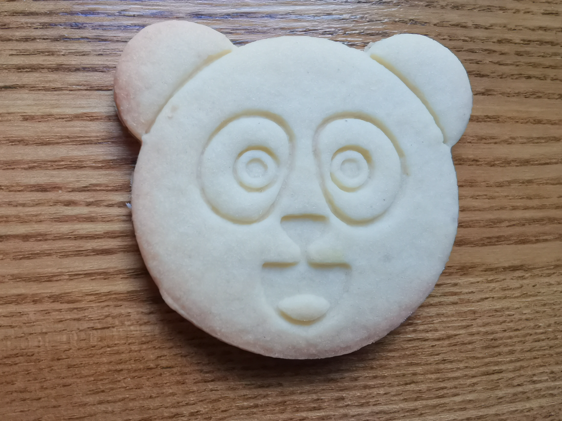 Panda Face Cookie Cutter With Stamp