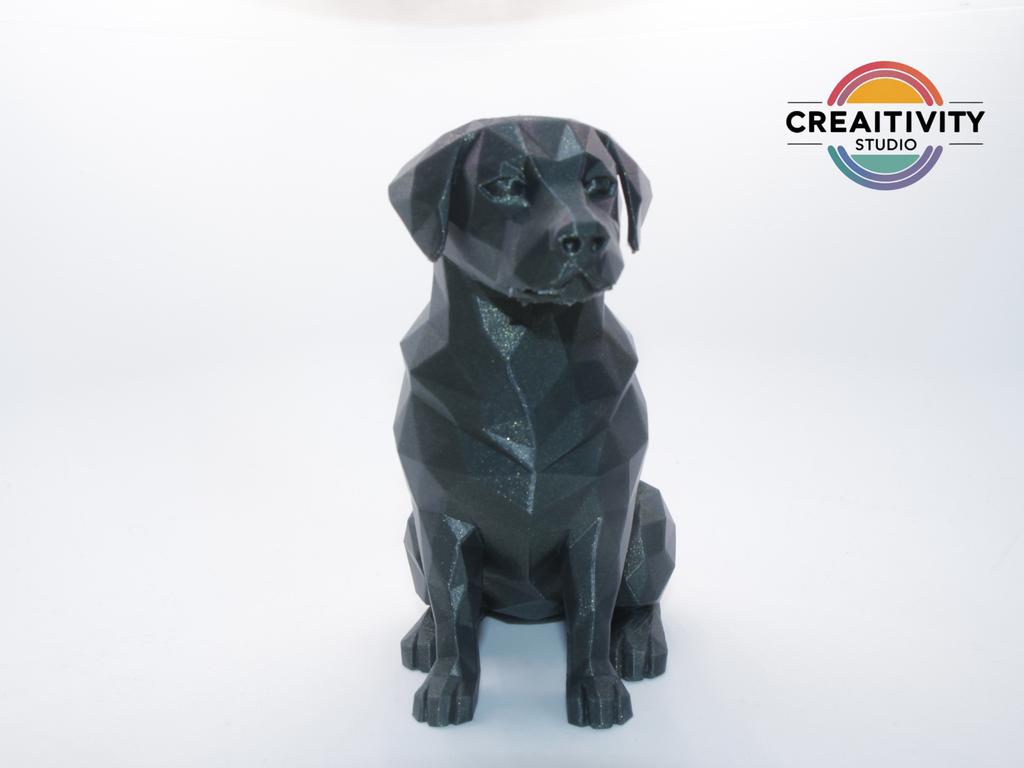 Low-Poly Labrador - Free Commercial Use