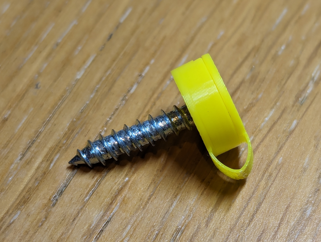 UK Vehicle Number Plate Screw Cap with Flexure Hinge