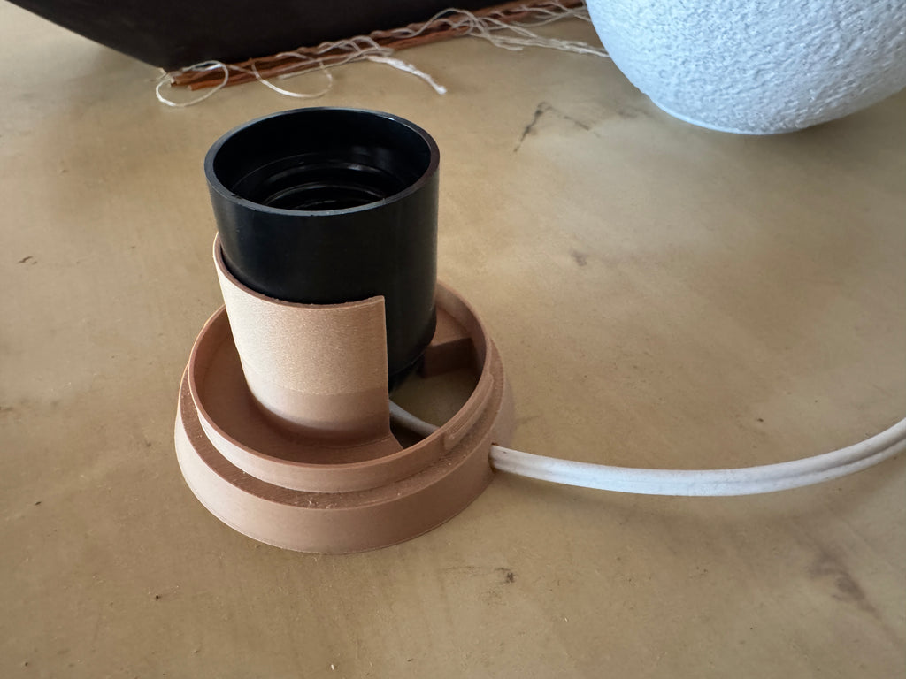 Slim E27 Moon Lamp base
