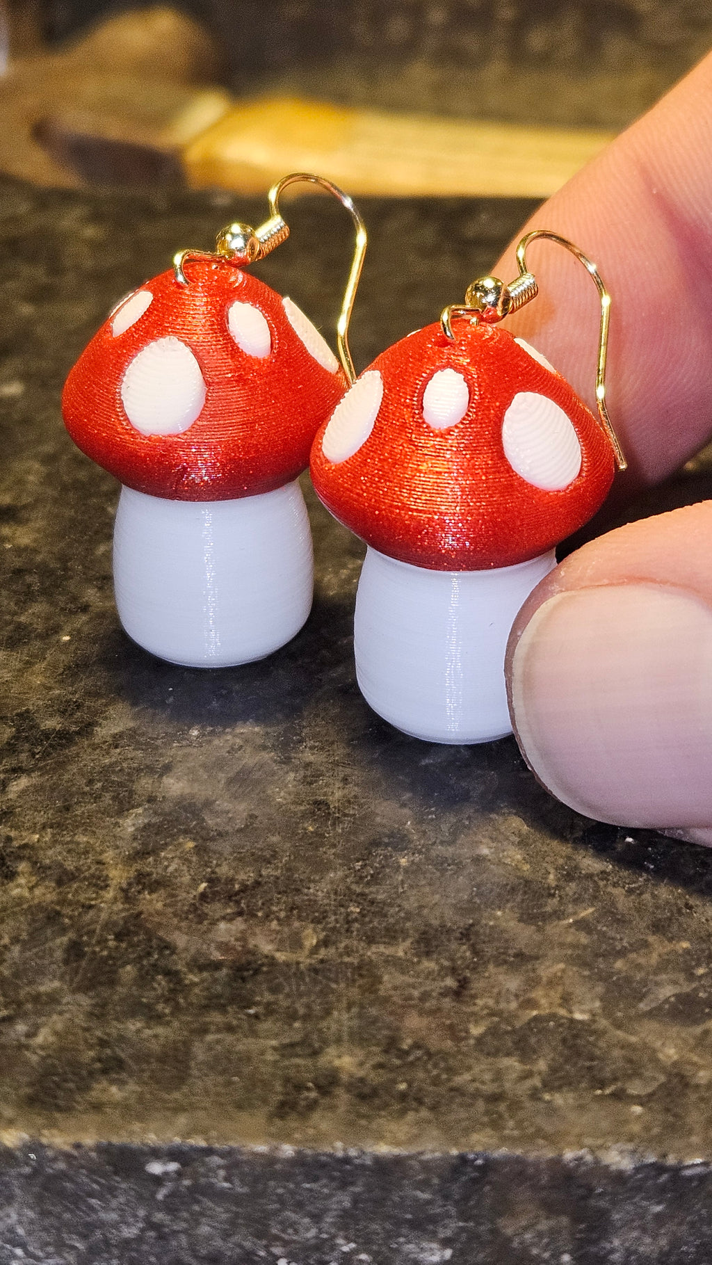 Mushroom Earrings