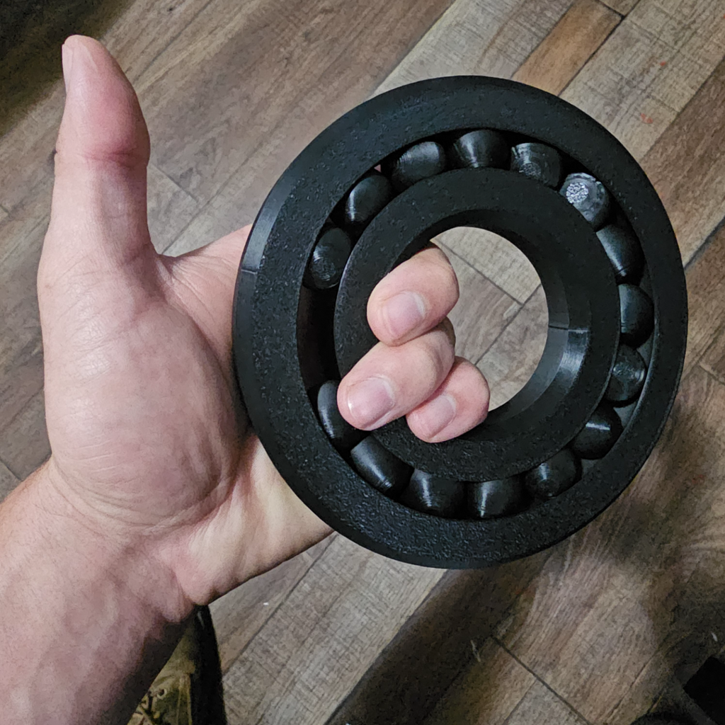 Print in place ball bearing large fidget