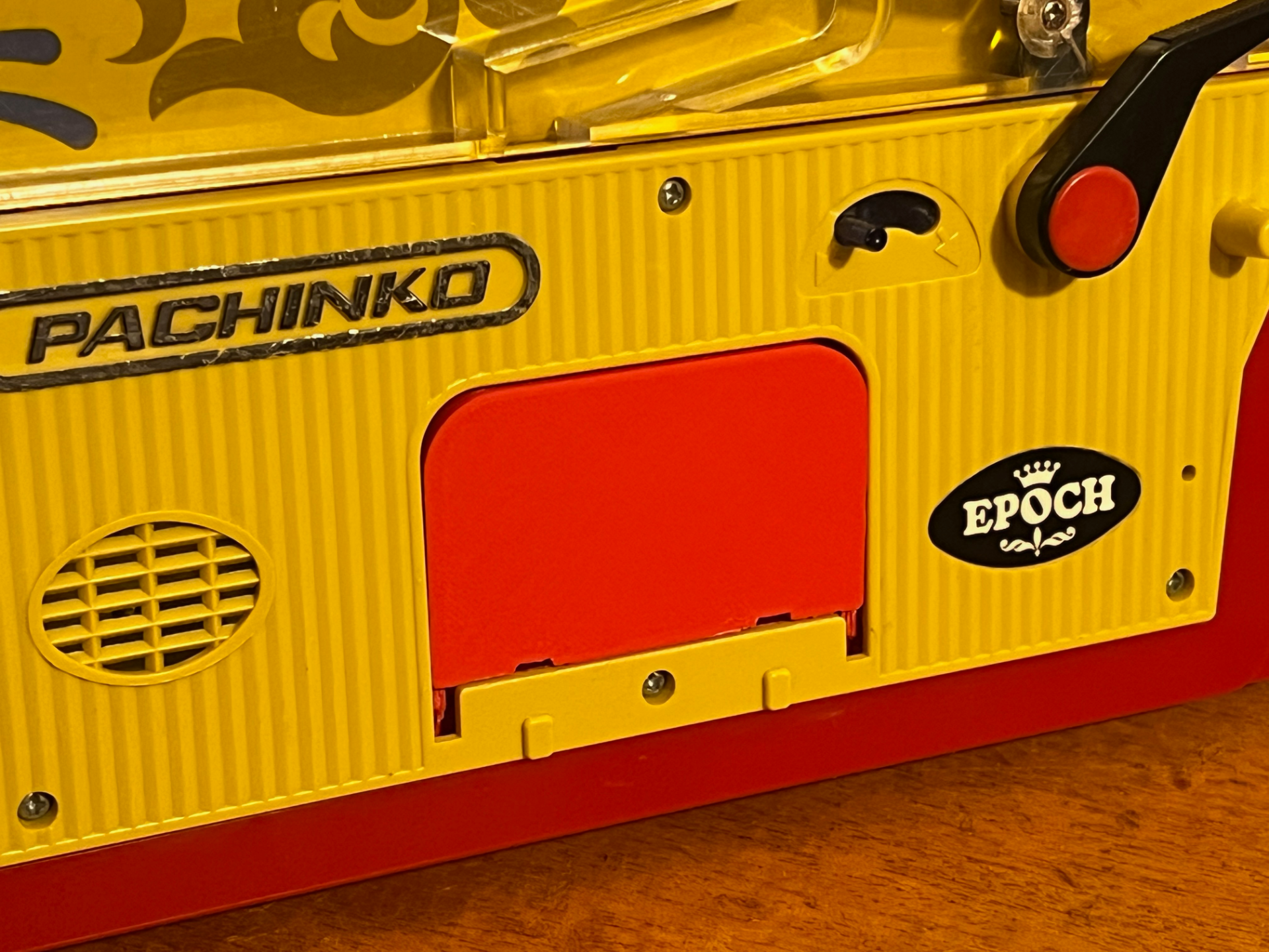 Epoch Pachinko machine ball slot receptacle
