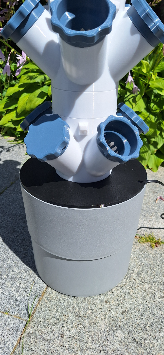 IKEA NYPON lid for Hydroponic Tower Garden
