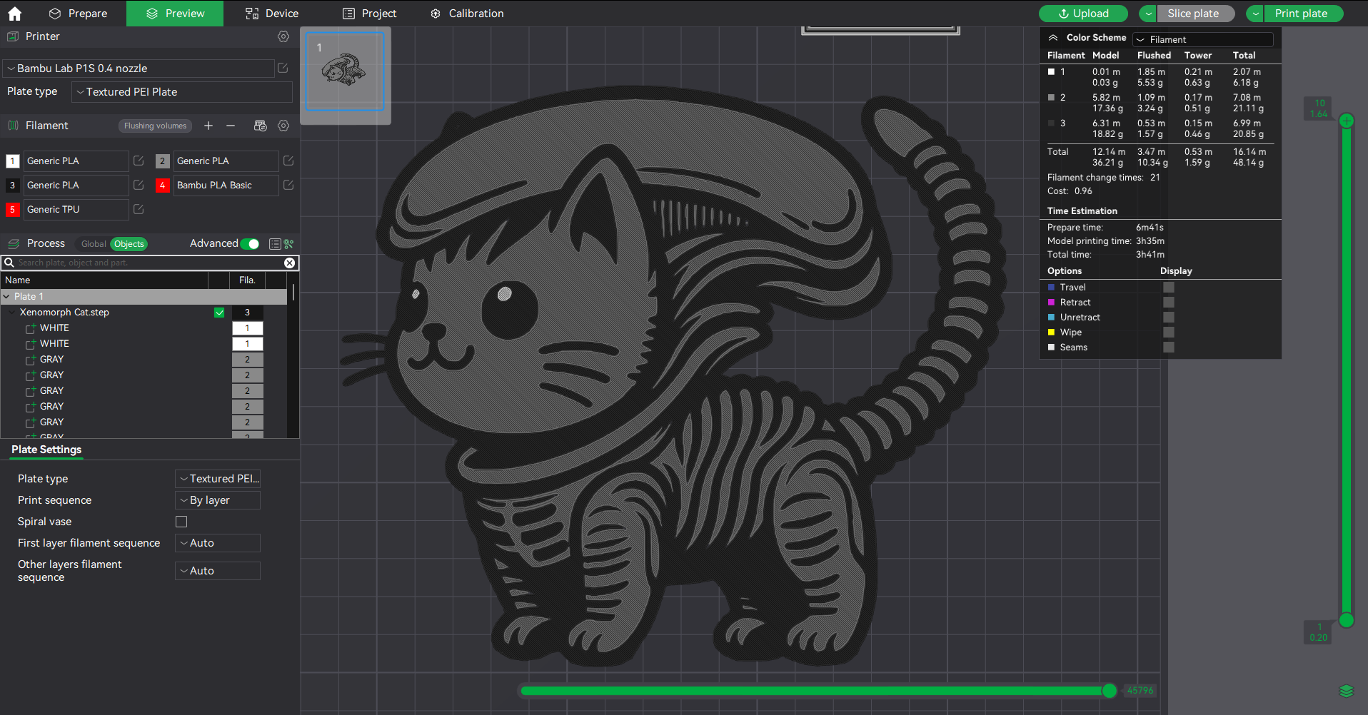 Xenomorph Cat (Alien Movie) - User Requested