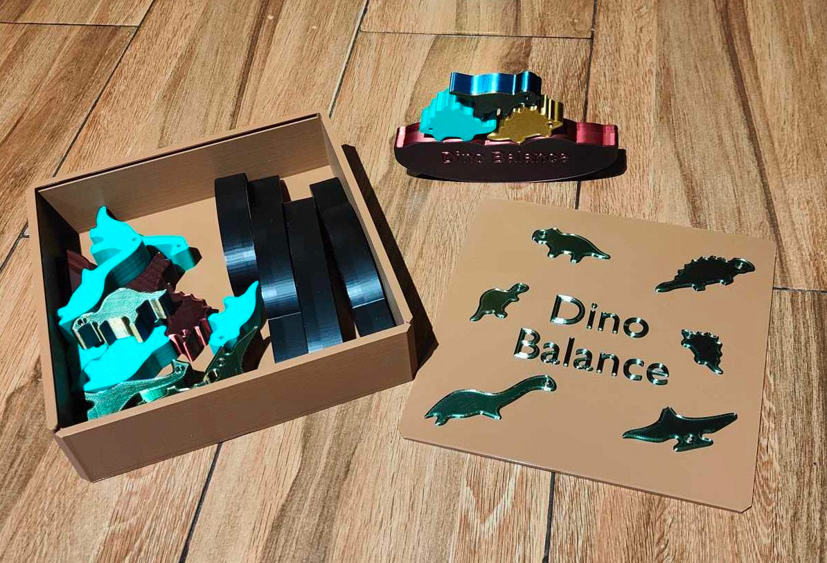 DINO BALANCE GAME BOX
