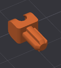 Axle to Towball Socket, SID_T409, CustomLego
