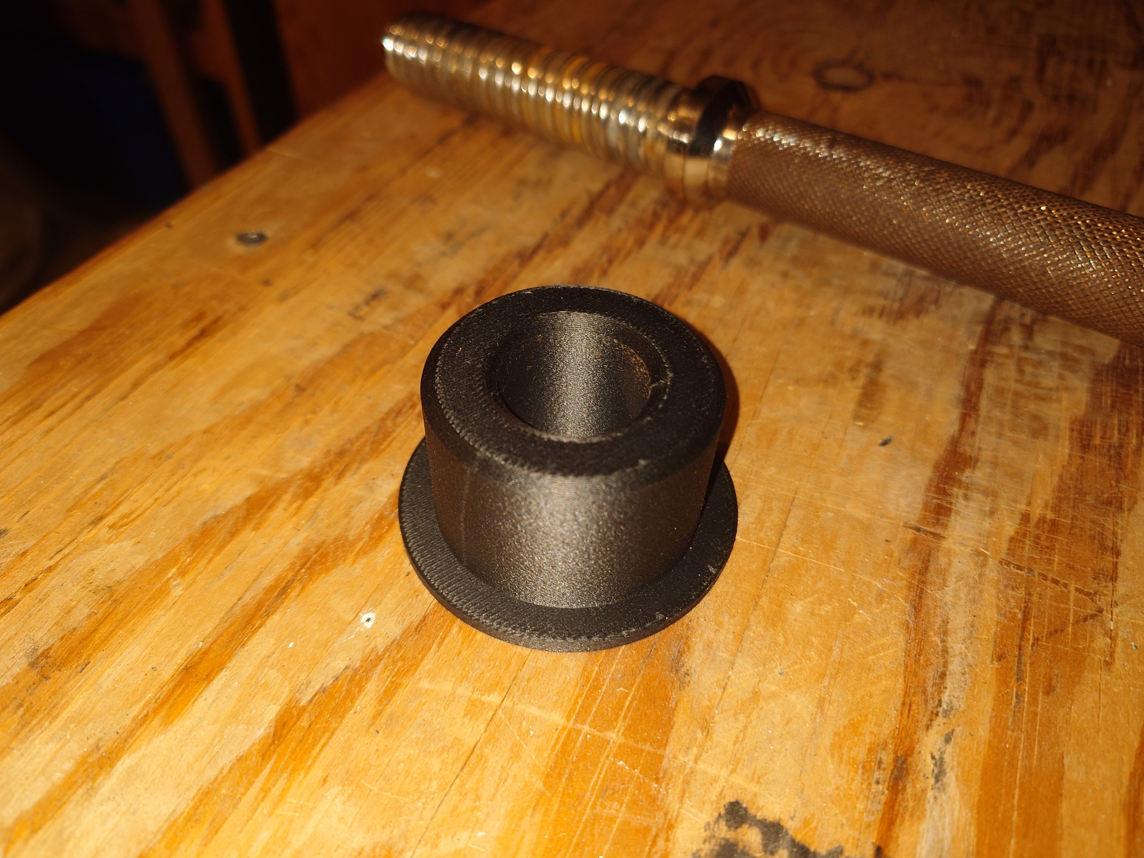 Customizable Olympic Plate Barbell Adapter