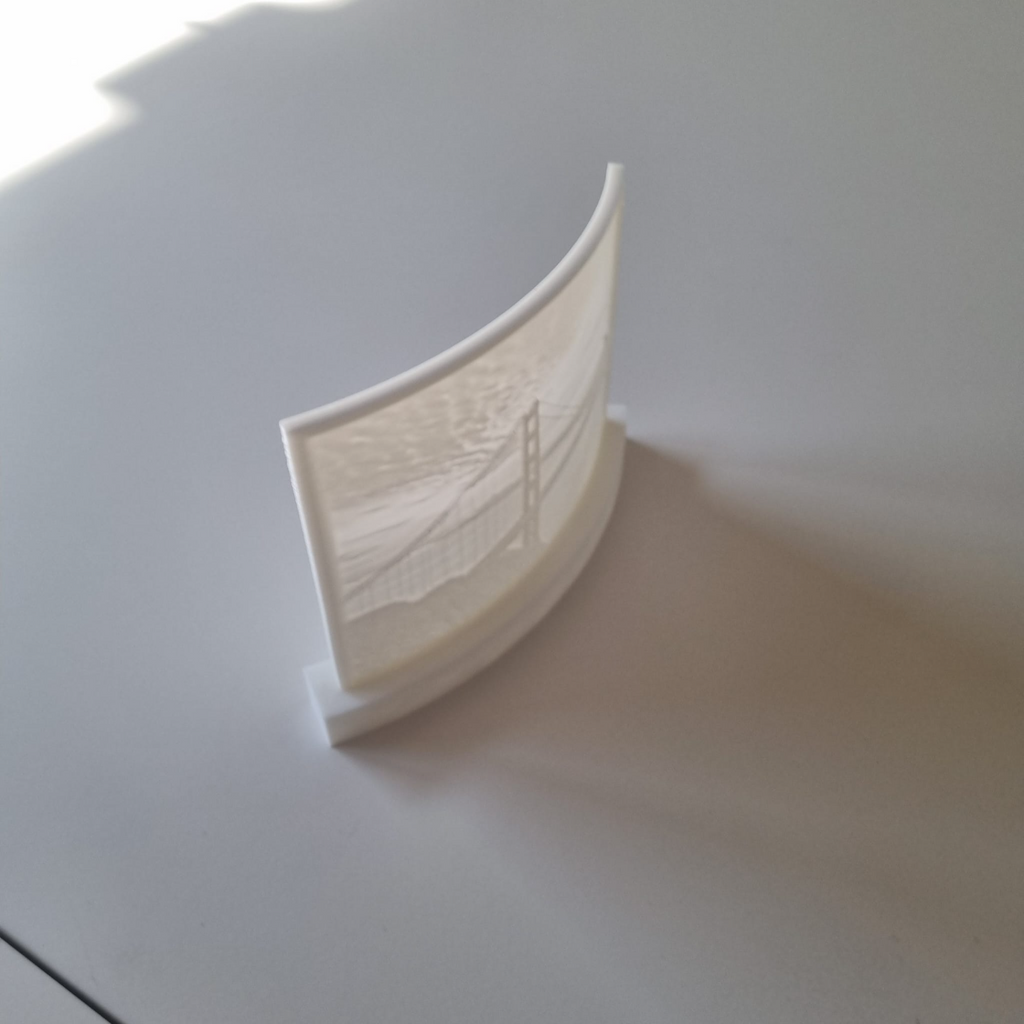 Lithophane of Golden Bridge