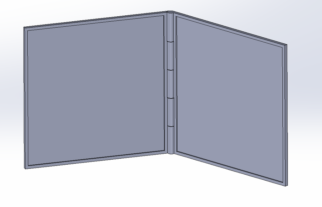 Card with the hinge