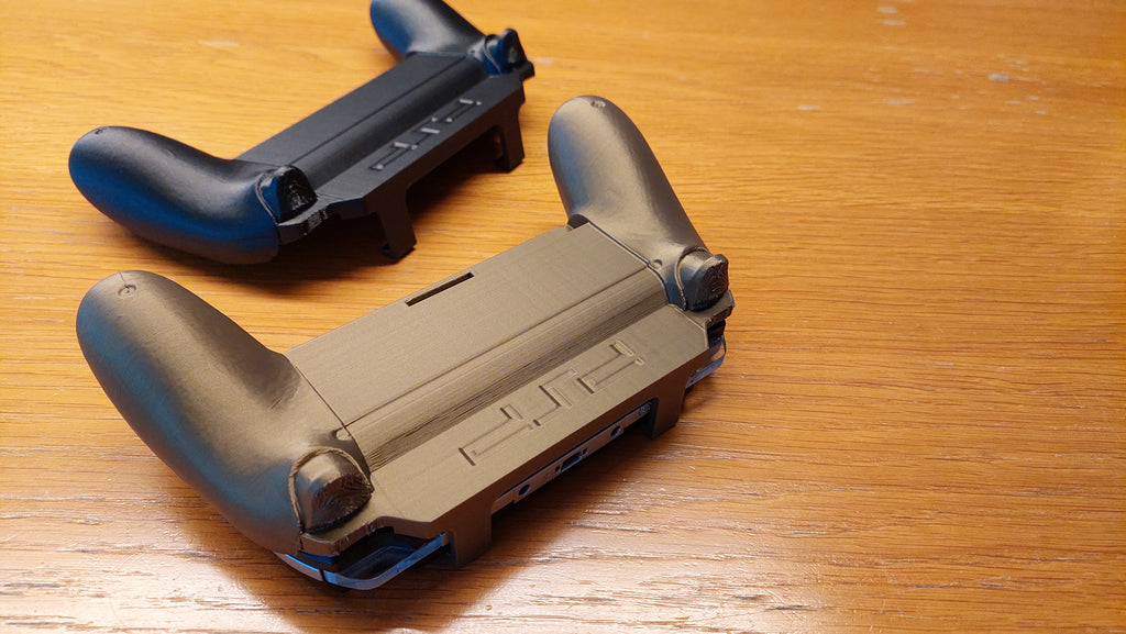 PSP 1000 Grip Case with PS4 Style Handles (Remix)