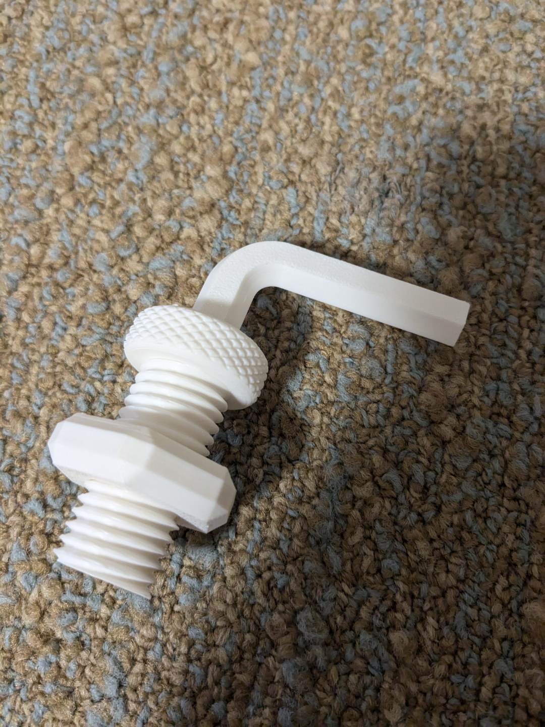 Nut and Bolt with Allen Key Fidget