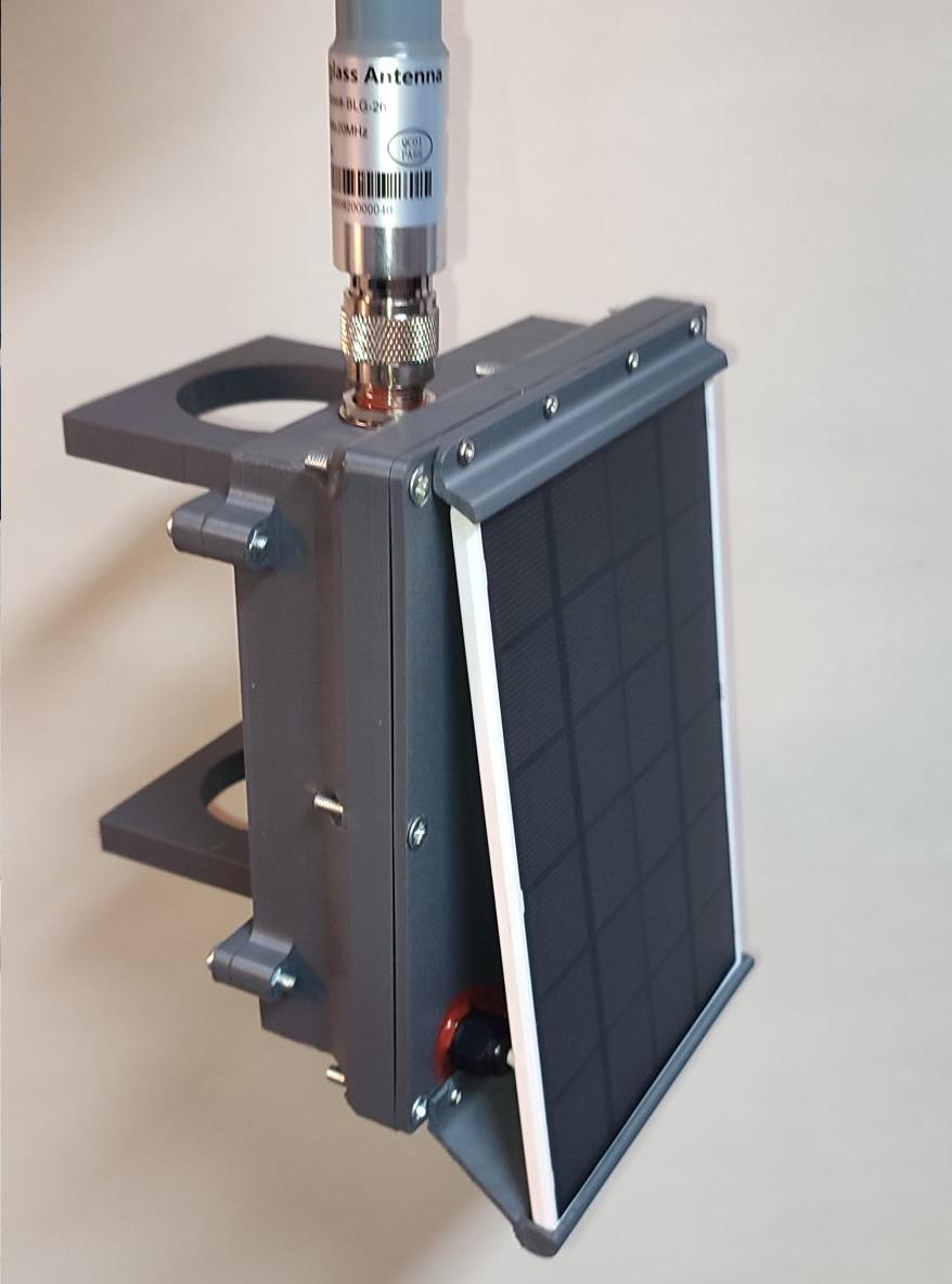 Solar Repeater Case Meshcore Meshtastic Xiao 18650