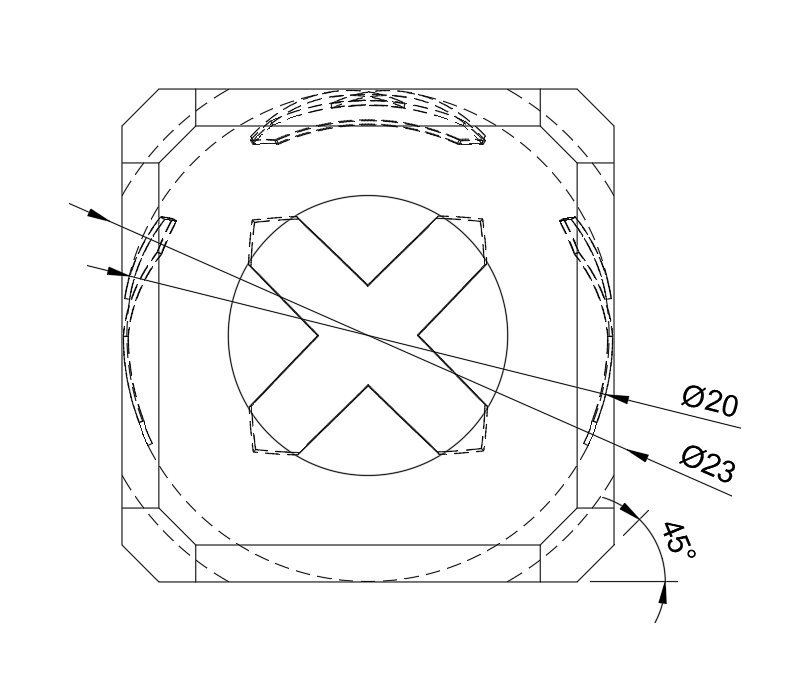 XYZ Sphere in cube