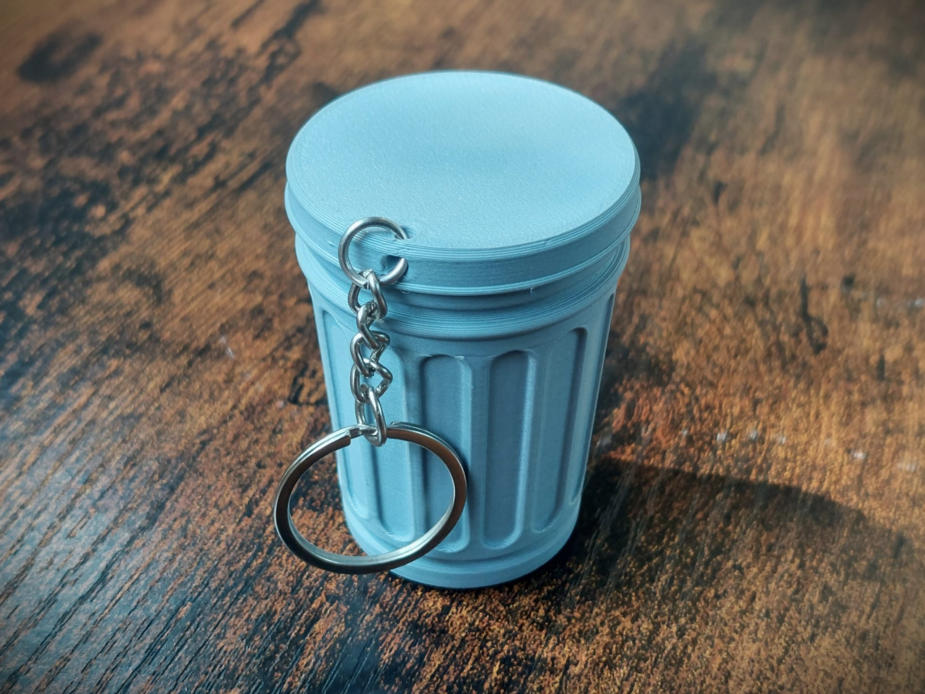 Mini Trashcan Keychain - Threaded