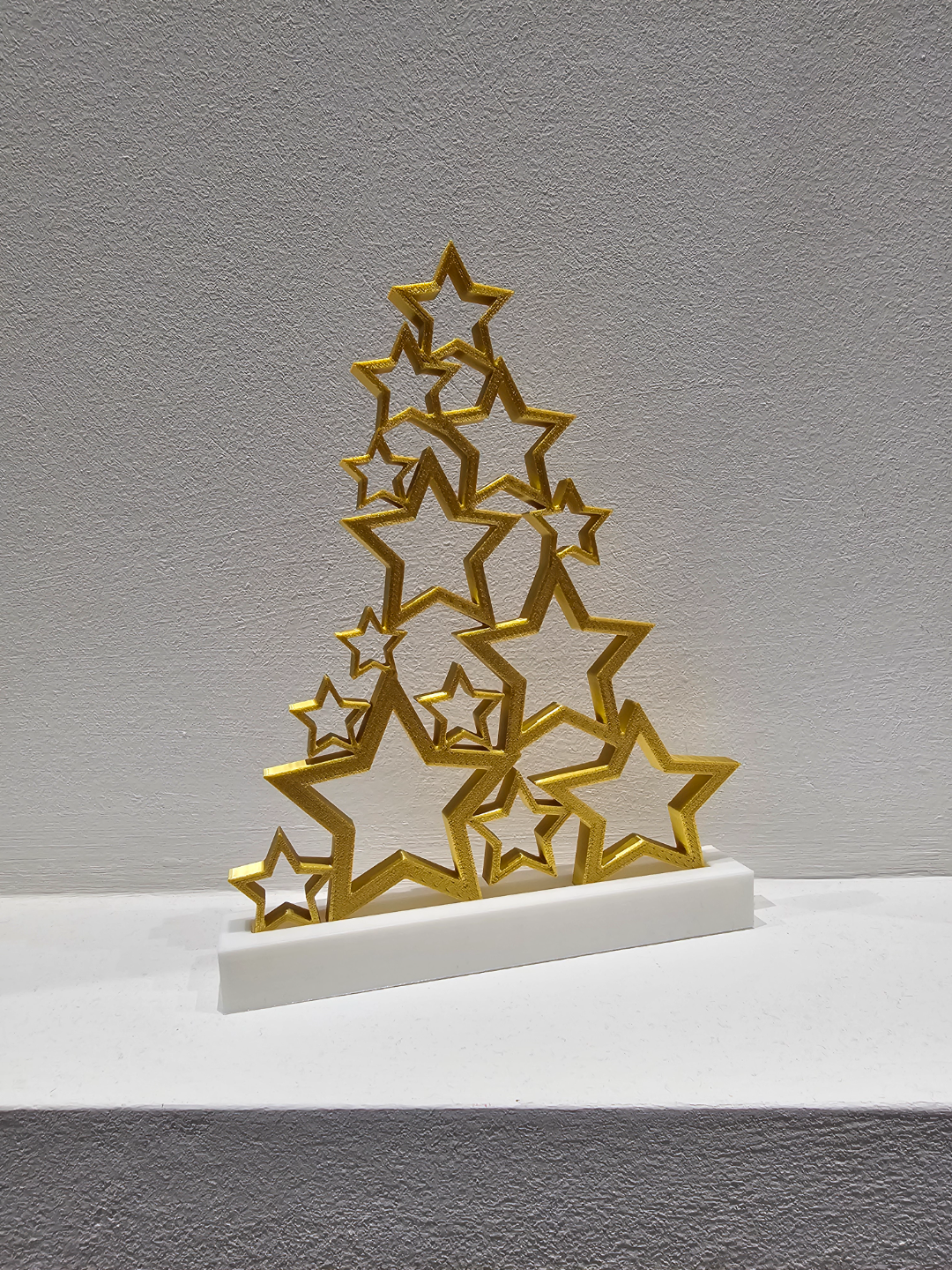 Christmas tree of stars