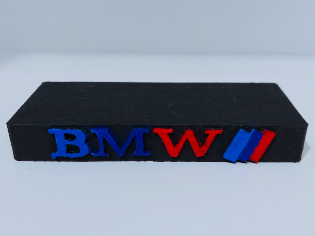 BMW 6 Series 640d car model with stand