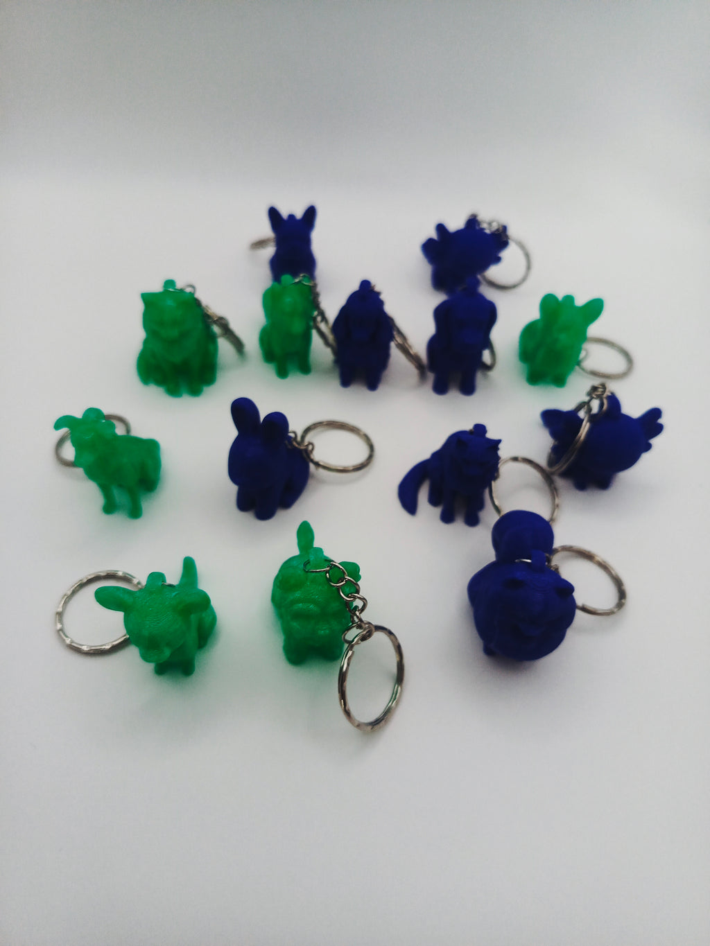 French Bulldog Keychain Figurine
