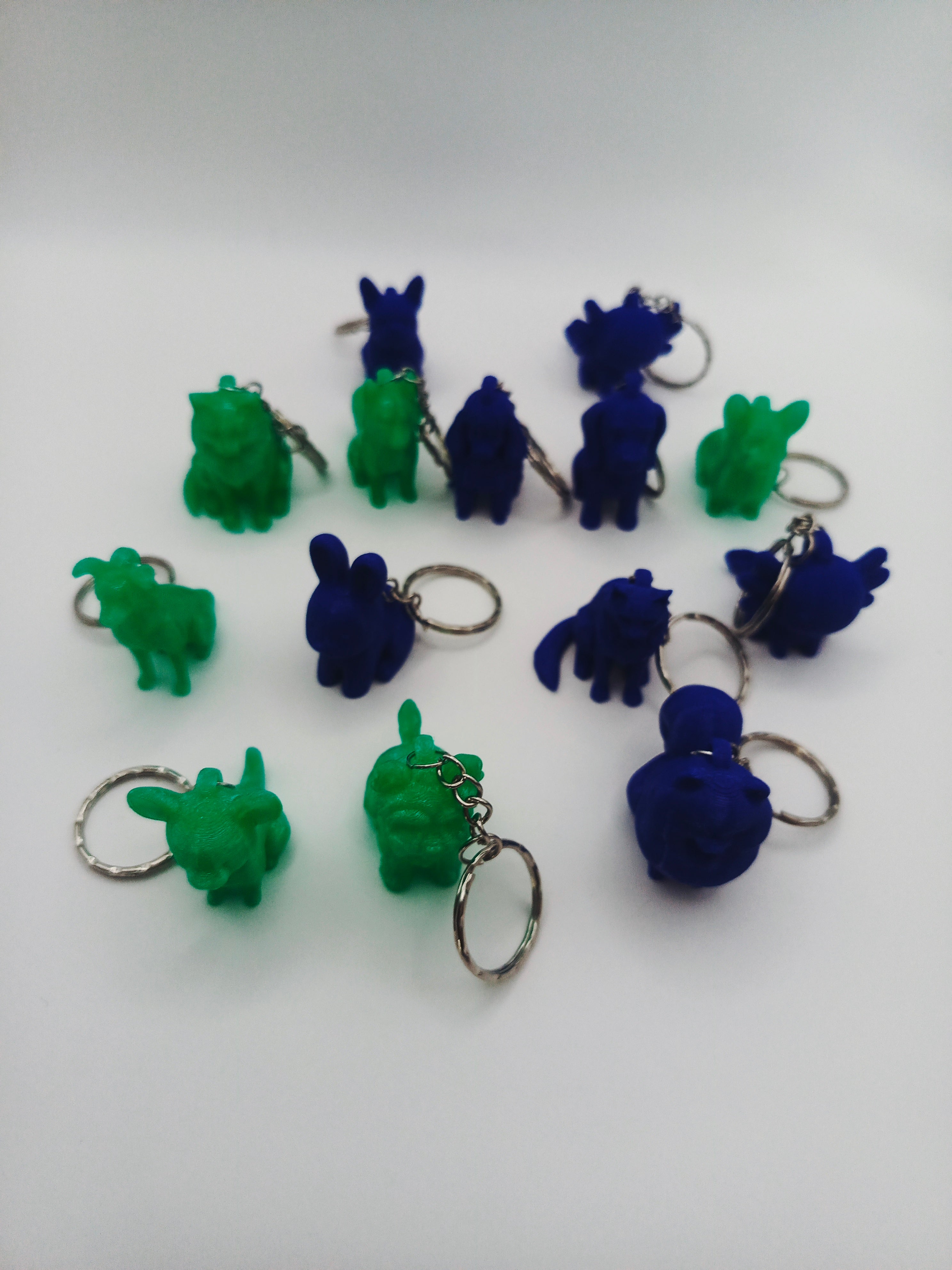 French Bulldog Keychain Figurine