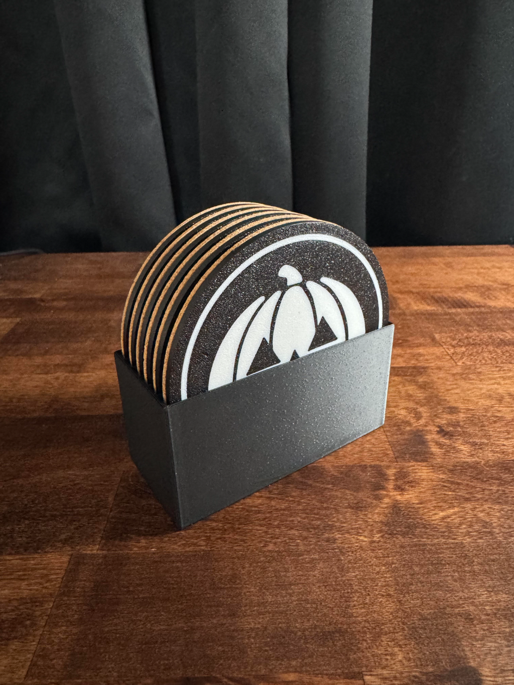 Monochromatic Halloween Coaster Set