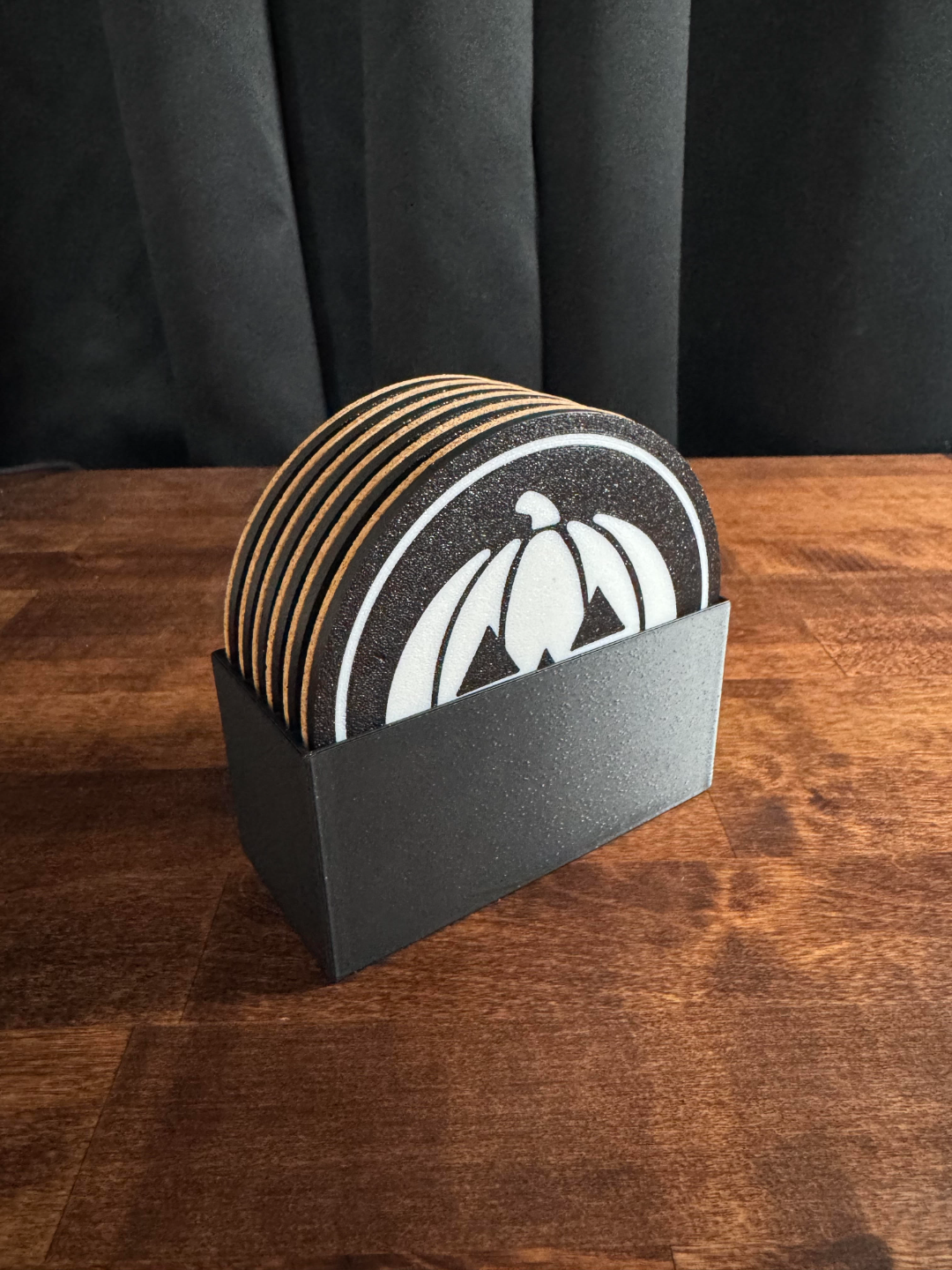 Monochromatic Halloween Coaster Set