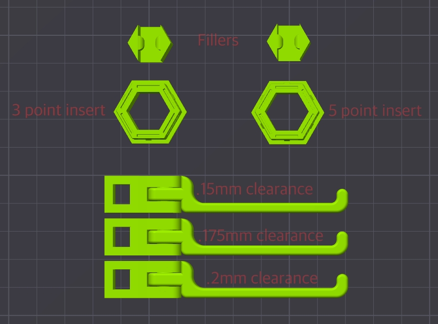 Hinged Hooks for HSW (honeycomb storage wall)