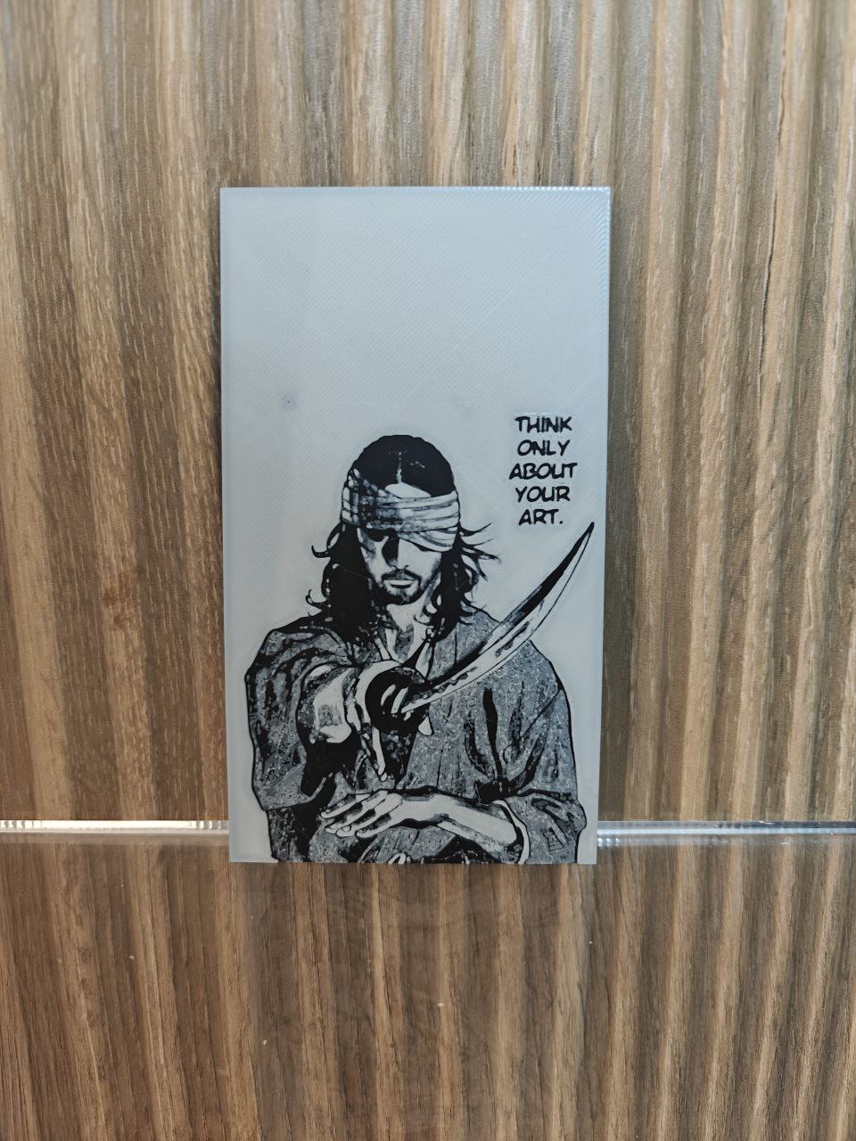 "Think Only About Your Art" – Vagabond Hueforge