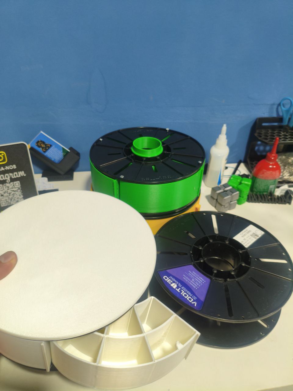 Gavetas de carretel Voolt 3D ( todo fechado )
